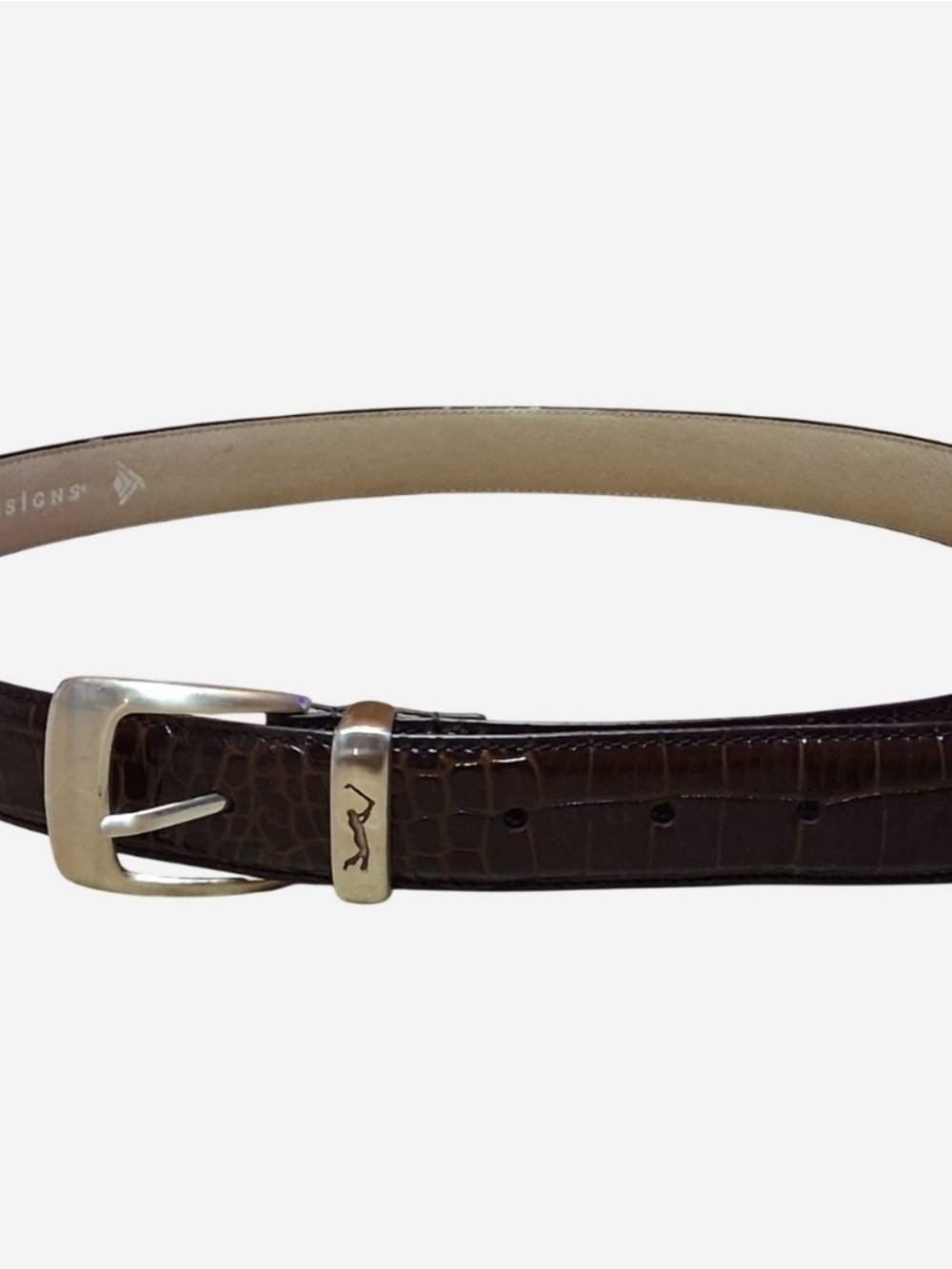 Silpada Crocodile Leather Belt